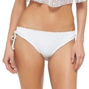New Mossimo White Crochet Cheeky Bikini Bottom